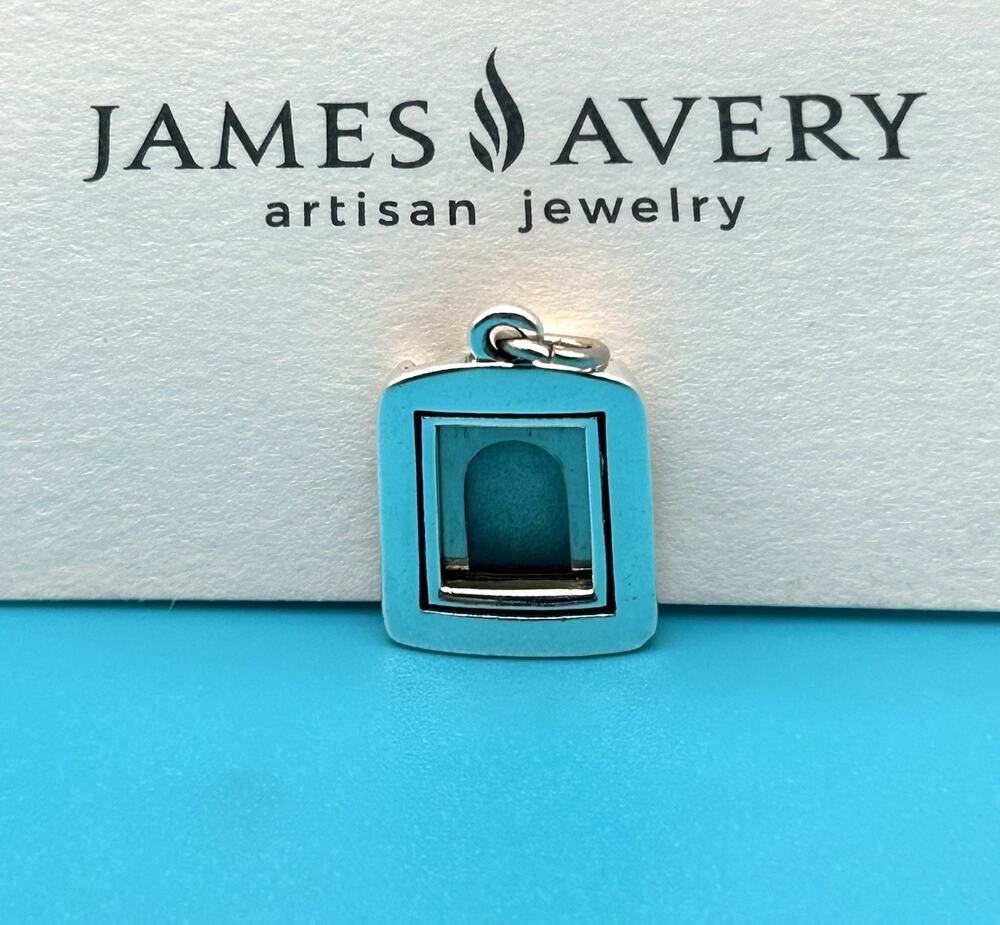 James Avery Retired 925 Sterling Silver Picture Frame Charm w insert